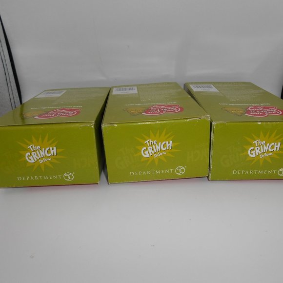 LOT OF 3 DEPARTMENT 56 2014 THE GRINCH ORNAMENTS BIG HEARTED GRINCH - CINDY- MAX - Picture 5 of 10